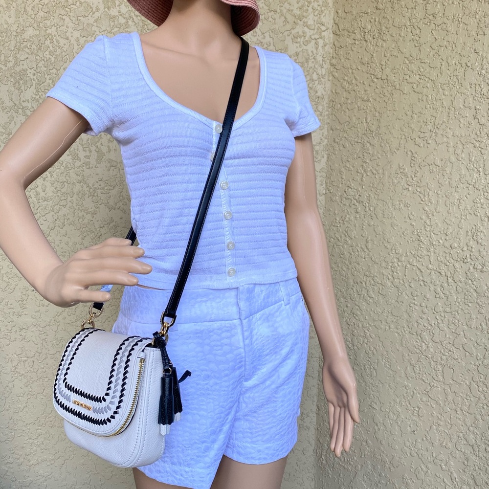 MICHAEL KORS BEDFORD SM FLAP XBODY LT CREAM MULTI - Picture 16 of 16